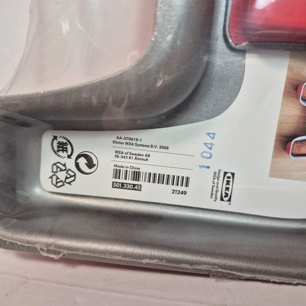 IKEA Drommar Swedish Red Horse Set of 2 Cake Pans 24 oz and  2.5 oz NEW Sealed